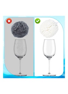 SYOSI 3 Pcs Decanter Cleaning Brush Kit Glassware Cleaner Brush 150 Pcs Decanter Cleaning Beads Flexible Bottle Scourer Reusable Tools for Glass Goblets Carafe Crystal Flute  - Image 4
