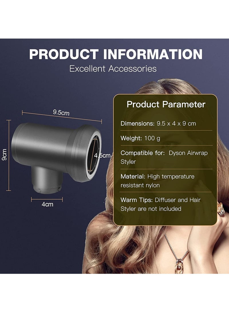 SOLARAE Multifunctional 2 in 1 Airwrap Accessory, Compatible with Dyson Airwrap Styler | Diffuser Not Included - Image 5