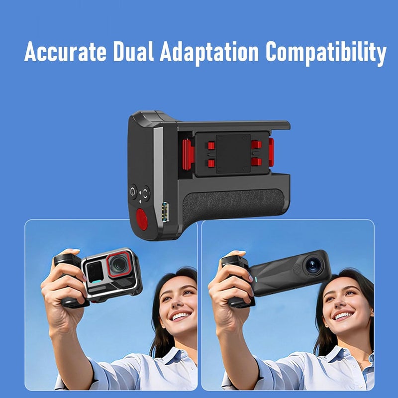 مقبض التصوير الفوتوغرافي في الشوارع، حامل كاميرا مغناطيسي للإطلاق السريع لـ Ace Pro 2 و X5، مع تحكم بلوتوث في الغالق، بطارية 150 مللي أمبير/ساعة شحن سريع - Image 5