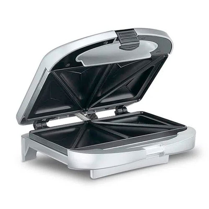 Cuisinart شواية السندويشات كويزينارت WM-SW2N1، فضي - Image 3