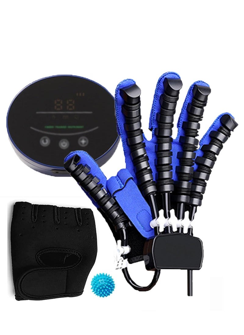 xozgdovg Robot Gloves Hand Stroke Recovery Equipment Hand Dysfunction Patient Training Device Stroke Hemiplegia Finger Orthosis for Long Term Relief Finger Cramps  - Image 1