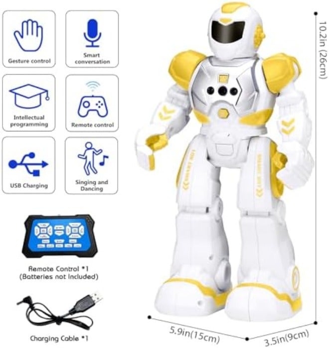 KingsDragon RC Gesture-Sensing Interactive Robot Toy for Kids - Birthday Gift for Boys & Girls Ages 6-9 - Image 5