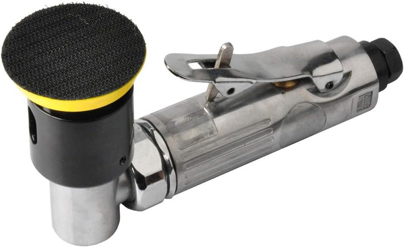 PROSHI 2" and 3" angle orbital sander, 3-inches random orbital air sander, pneumatic sander for auto sanding tools, dual-action polisher, angle head for tight work areas - Image 3