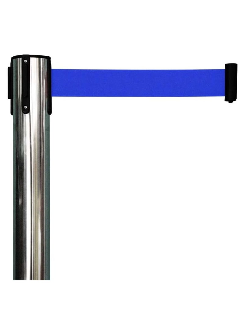 Berrylook Berry Durable Stainless Steel Queue Barrier | 2m Blue Nylon Belt | Safety Standard Compliant  - Image 4