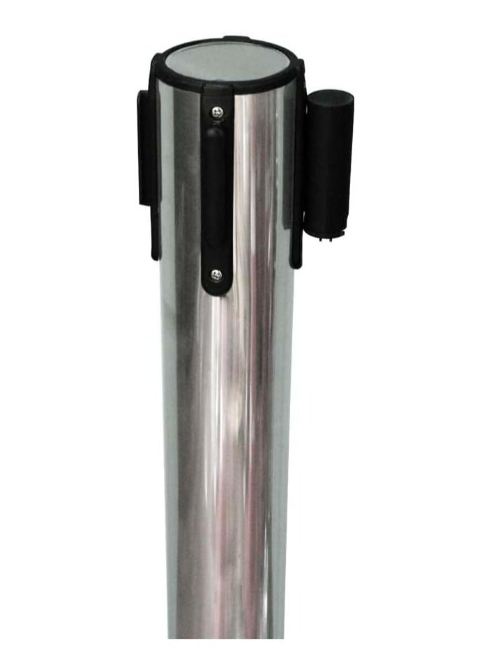 Berrylook Berry Durable Stainless Steel Queue Barrier | 2m Blue Nylon Belt | Safety Standard Compliant  - Image 5