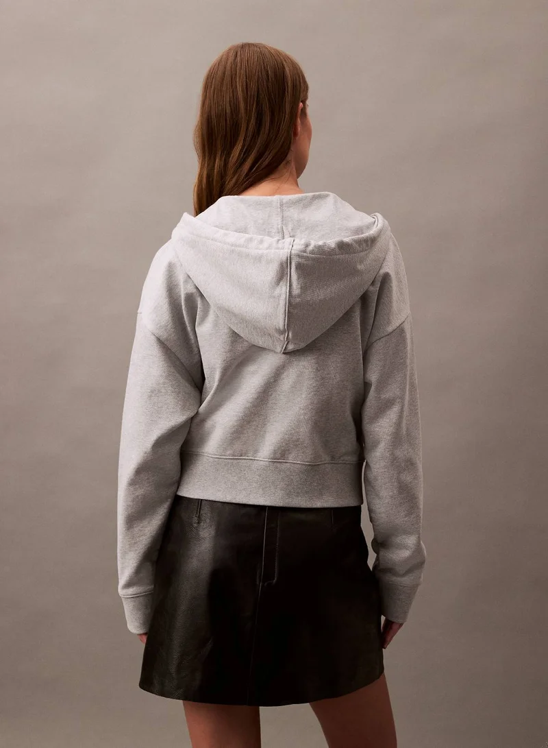 Calvin Klein Jeans  Monologo French Terry Hoodie for Women | Best Price UAE