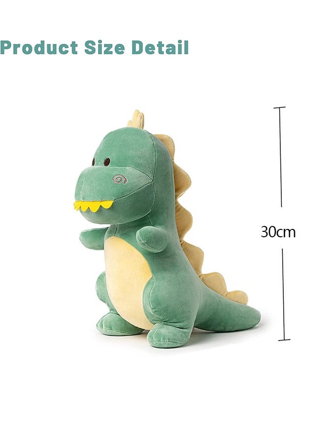 Dinosaur Stuffed Animal, Lovely Stuffed Dinosaur Plush Soft Dino Plush Dinosaur Plushie Toys for Boys Girls Baby Kids (Green)