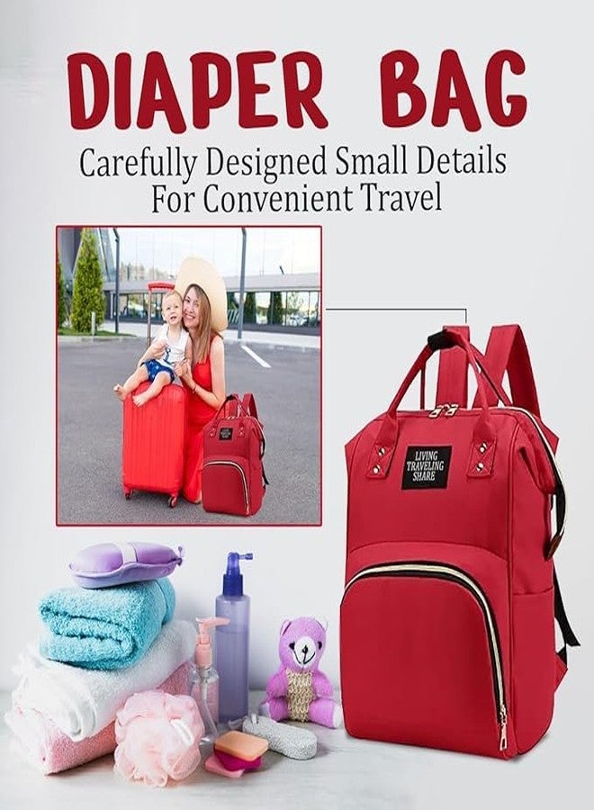 Fully Diaper Backpack for Mothers Baby Bag for Travel with Multi Compartments Hospital Bag for Mothers Maternity Backpack Pack of 1 (M9) - Image 3