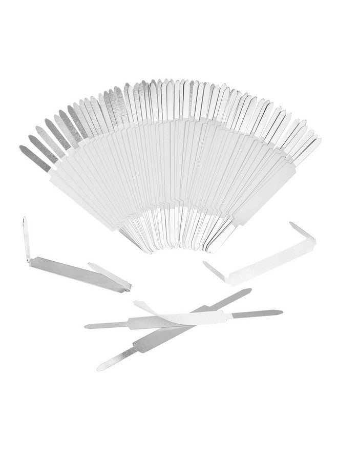 QYH Self-Adhesive Prong Paper Fasteners 1 Inch Capacity, 130 Fasteners/Box  - Image 1