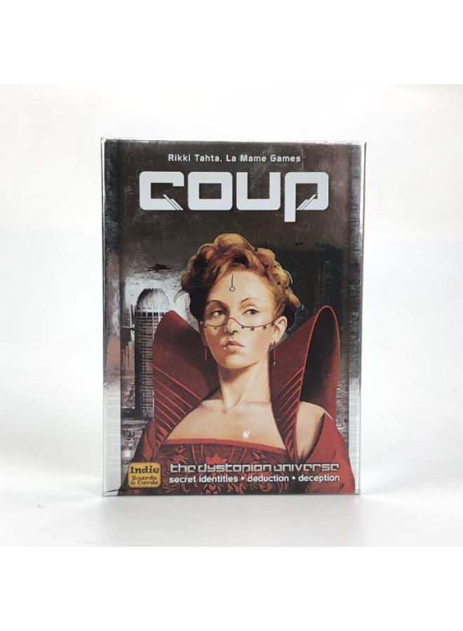 Full English Version Of The Coup Refmation Coup Reform English Board Game-Color:coup Coup  - Image 1