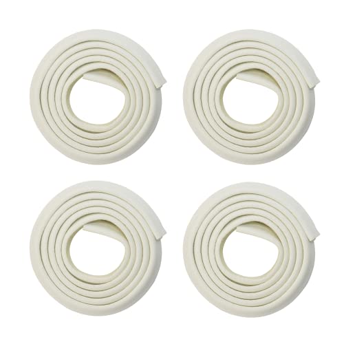 BabySafeHouse Child Proofing Pre-Taped Edge Guard Strip (26ft- Pack of 4) for Sharp Edges of Furniture & Corners (White Color) - Image 1