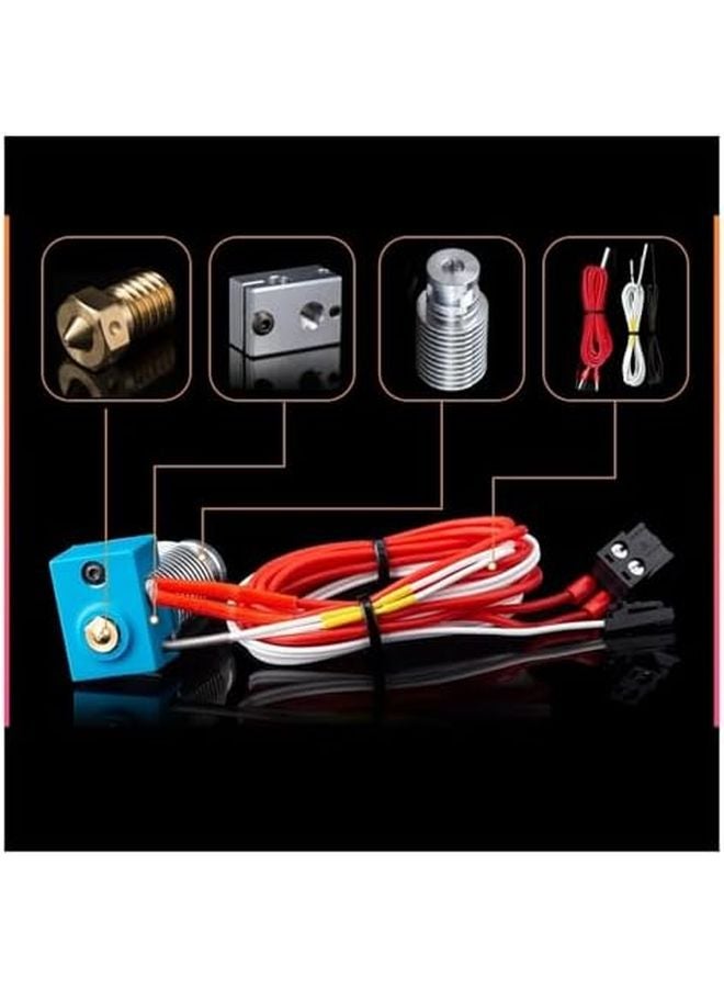 وحدة V6 Hotend مجمعة مسبقًا متوافقة مع طابعة Prusa I3 MK3 MK3S MK2 2.5 ثلاثية الأبعاد 12 فولت - Image 5