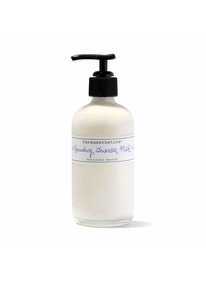 Farmaesthetics Nourishing Lavender Milk Face and Body Lotion 8 oz - Image 1