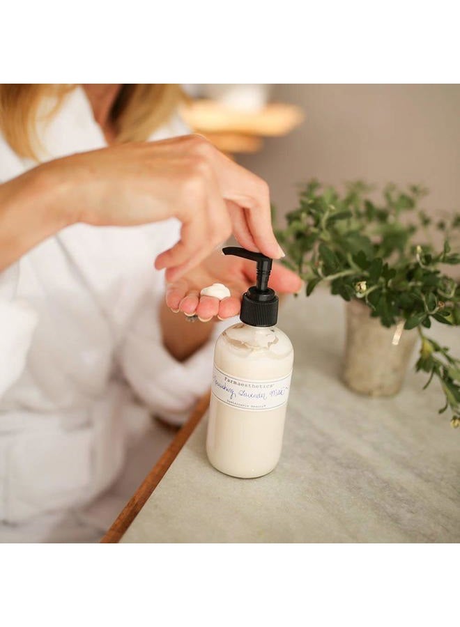 Farmaesthetics Nourishing Lavender Milk Face and Body Lotion 8 oz - Image 4