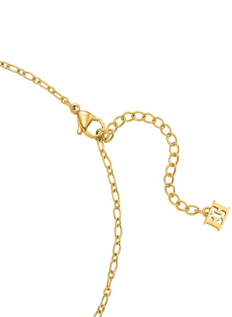 ESCADA Alice Necklace for Women Iconic E Signature Pendant, Crystal Accents, Modern Luxury and Chic Design