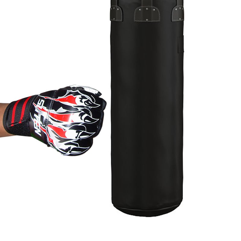 Half Finger Boxing Gloves MMA Mitts Thai Punching Training Bag Gloves Outdoor Sports Mittens Boxing Practice Equipment for Sanda Sparring Punching Bag Training - Image 2