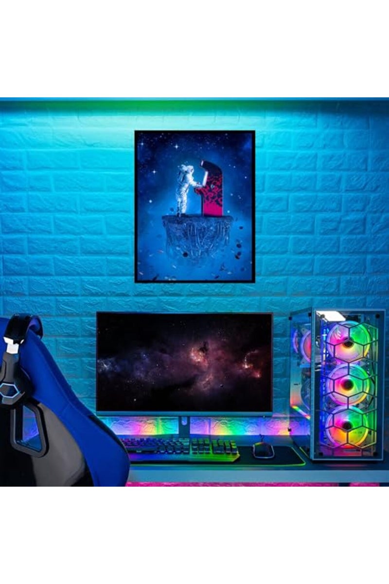 Insire Gaming Posters, Astronaut Poster, Poster for Wall, Gaming Poster, Astronauts Poster, Video Gaming Posters, Poster Gaming - Unframed (11x14”) - Image 2