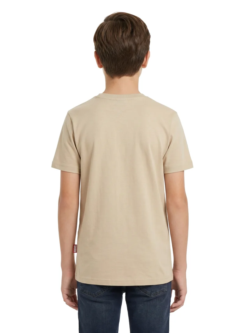 MARVEL Marvel Iron Man “Hero Armor Up” Oversized Drop Shoulder T-Shirt for Teen Boys