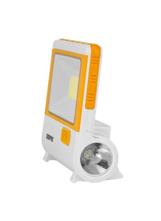 GEEPAS Hi-Power LED Emergency Lantern with Solar Panel,White/Green  - Image 4