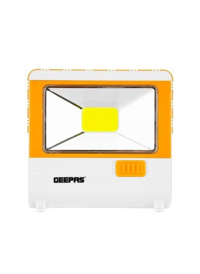 GEEPAS Hi-Power LED Emergency Lantern with Solar Panel,White/Green  - Image 3