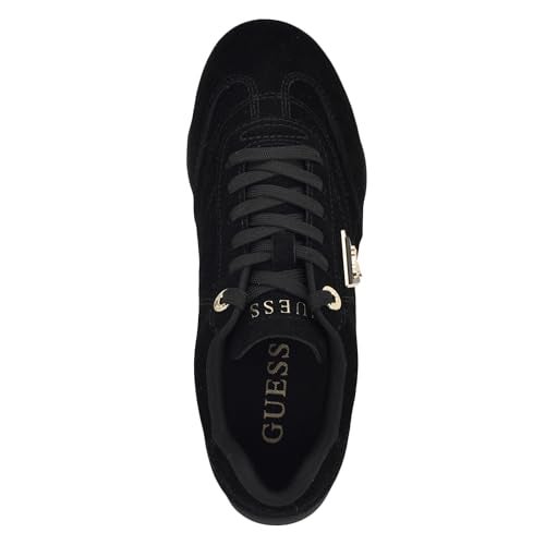 Guess Women's GABIEY Sneaker, Black Suede 001, 7.5 - Image 5