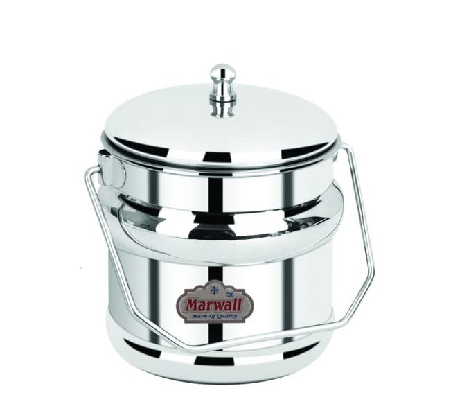 STAINLESS STEEL GHEEOILMILK BARNI 400 ELONGATED 1 DM01