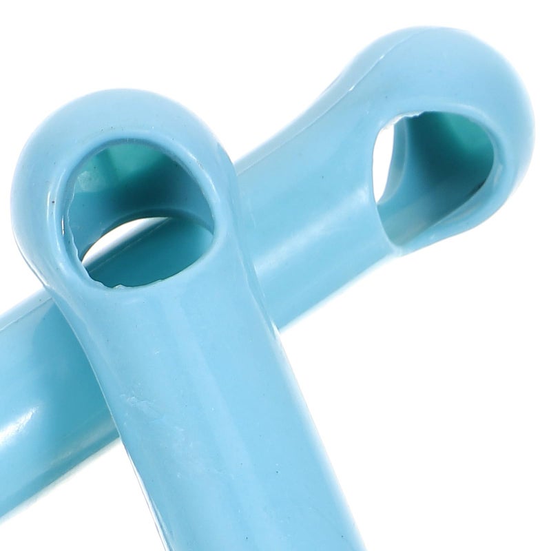 2pcs 19Mm Light Blue Broom Handle Grip Replacement Sleeve Mop Rod End Cap - Image 5