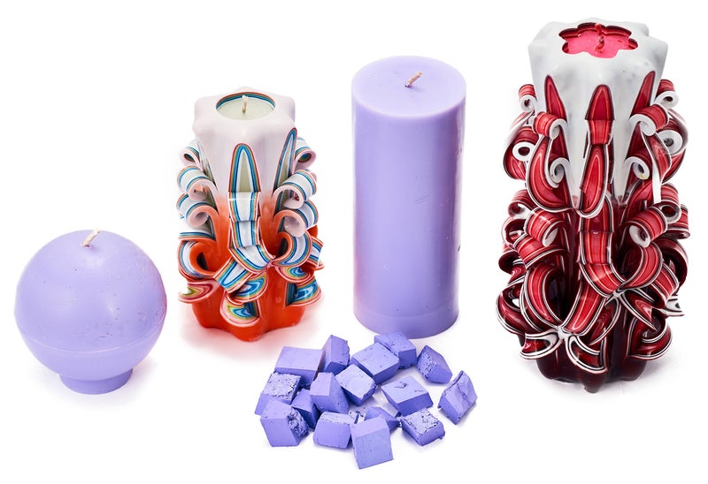 Candle Shop Pastel Purple Candle Dye 2oz for Soy Candle Making – Candle Shop Premium Color Dye Blocks for Soy Wax, Beeswax, Paraffin - Candle Wax Dyes - Image 3