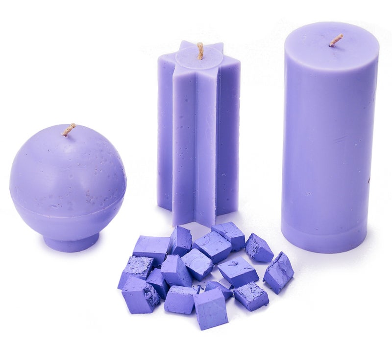 Candle Shop Pastel Purple Candle Dye 2oz for Soy Candle Making – Candle Shop Premium Color Dye Blocks for Soy Wax, Beeswax, Paraffin - Candle Wax Dyes - Image 2