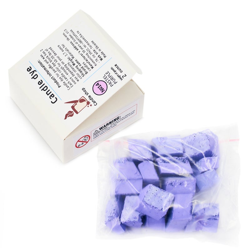 Candle Shop Pastel Purple Candle Dye 2oz for Soy Candle Making – Candle Shop Premium Color Dye Blocks for Soy Wax, Beeswax, Paraffin - Candle Wax Dyes - Image 5