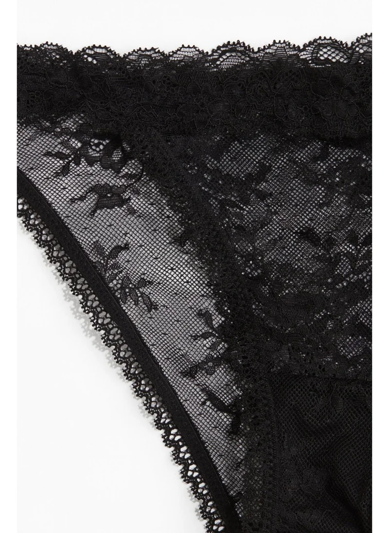 H&M 2-pack lace tanga briefs