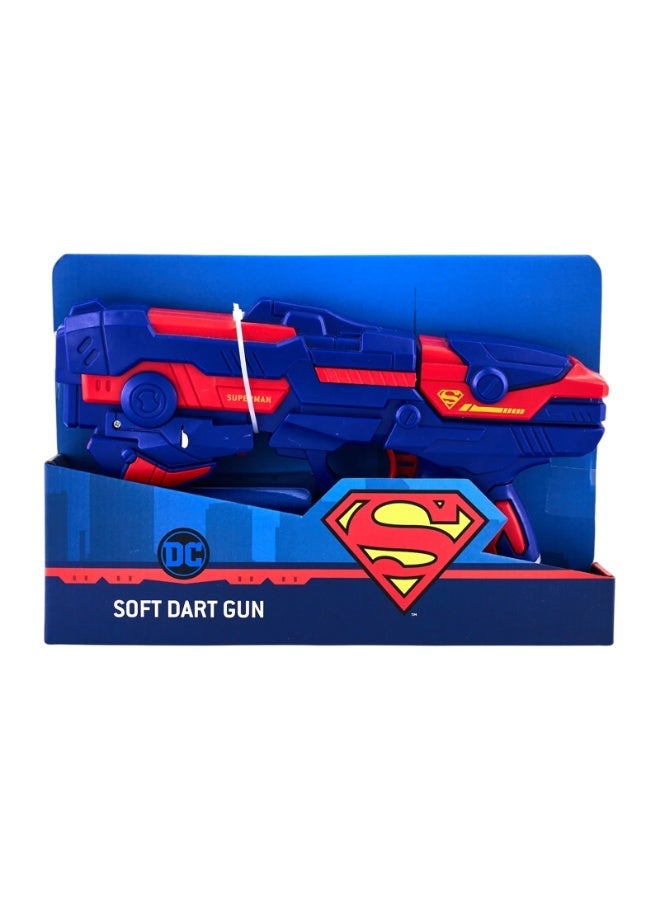 DC Comics Superman - Soft Dart Gun Toy With Light - Image 1
