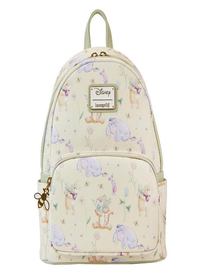 Loungefly Disney Winnie the Pooh and Friends Floral Mini Backpack - Image 1