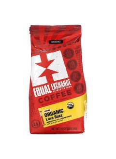 Equal Exchange Equal Exchange, Organic Coffee, Love Buzz, Ground, Full City & French Roasts, 10 oz (283.5 g)  - Image 1