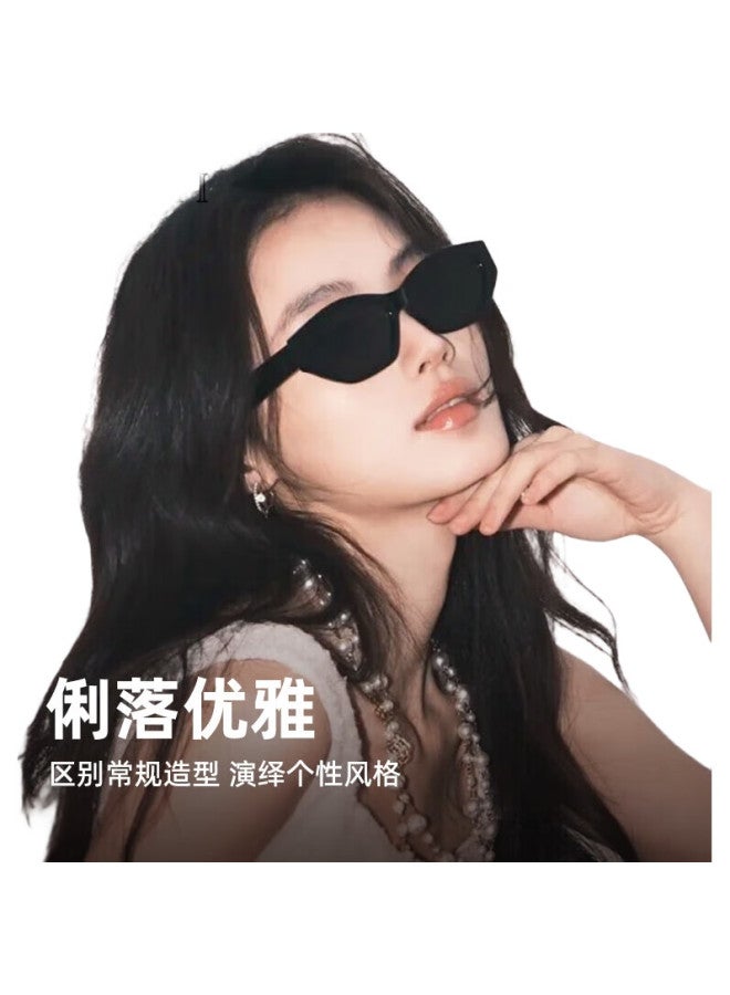 CAPONI Cat Eye Polarized Narrow Frame Sunglasses Women Outdoor Sunscreen Uv Protection High-End Sunshade Glasses Show Small Face - Image 3