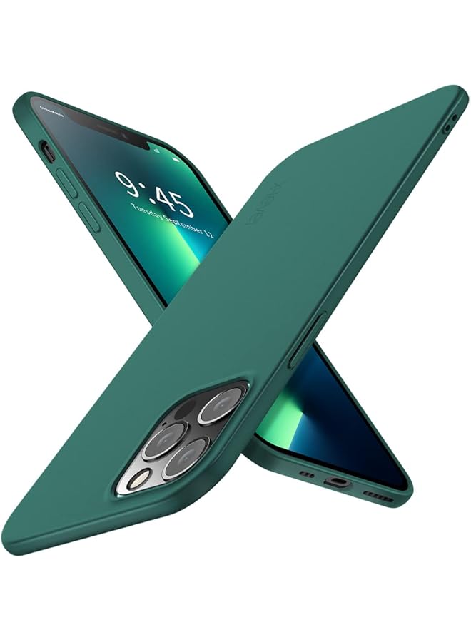 إكس ليفيل جراب متوافق مع هاتف Iphone 13 Pro Max رفيع للغاية من Guardian Series TPU الناعم بطبقة نهائية غير لامعة وغطاء خلفي خفيف الوزن لهاتف Iphone 13 Pro Max مقاس 6.7 بوصة 2021 أخضر داكن - Image 1