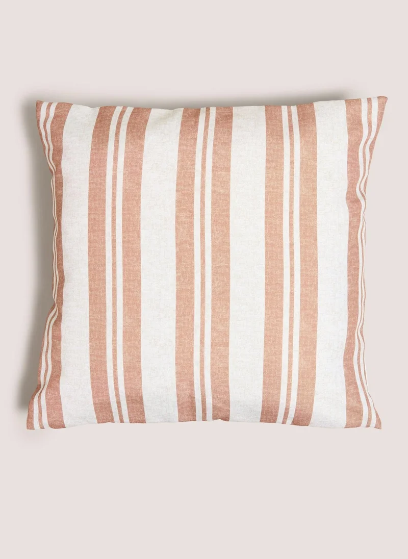 Matalan Orange Scatter Stripe Cushion