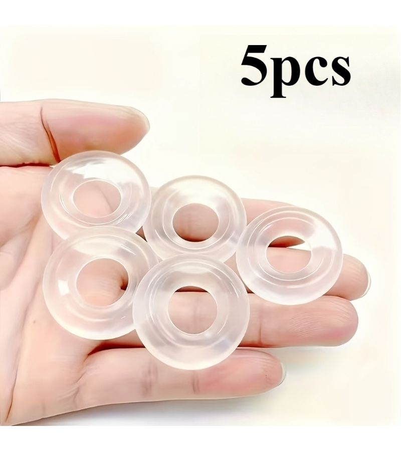 5Pcs Flexible Door Stopper Wall Protector Reusable Easy Install Gift For Holidays - Image 2