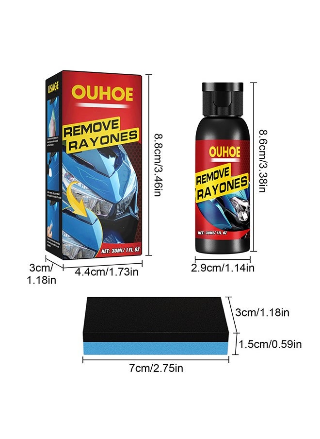 Remove Rayones, Car Scratch Repair Nano Spray, Car Scratch Removal Spray, Paint Restorer Spray, Scratch and Swirl Remover, Ceram Coat Car Paint Sealant, Magic Scratch Remover for Cars, with Sponge 30ml - pzsku/ZF9F333A149416C4DCEC8Z/45/_/1729761175/f7f1b1c9-582a-48de-a6c2-3a37361d5094