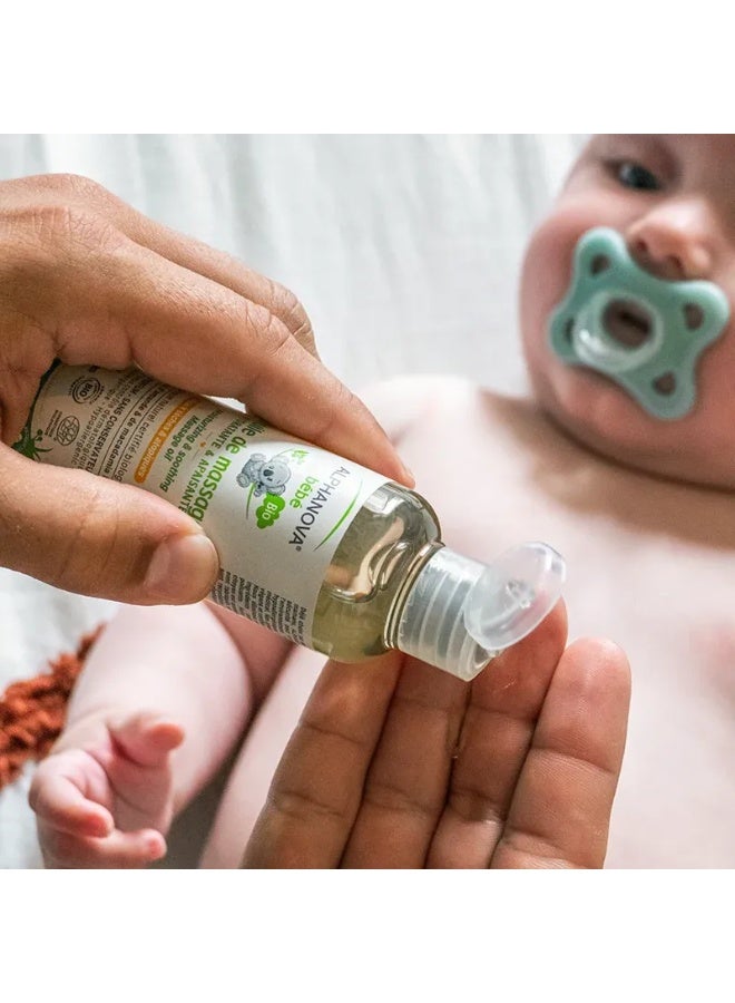 Alphanova Baby Massage Oil Organic 100ml - Image 2