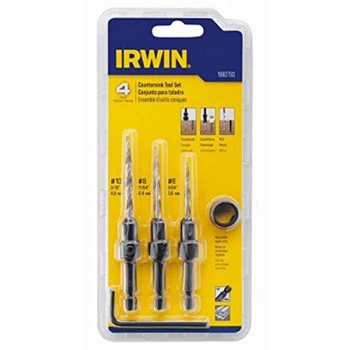 Irwin Tools 1882793 SPEEDBOR Countersink Wood Drill Bit, 4-Piece - Image 2