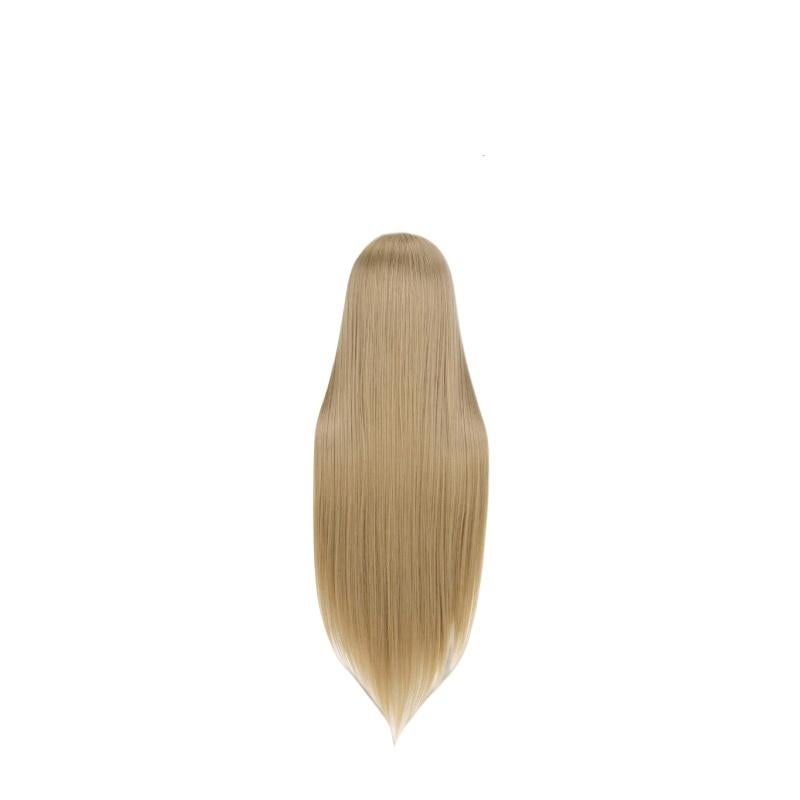Professional Hair Styling Mannequin Head for Braiding Cutting Coloring Training – Heat Resistant Synthetic Hair with Straight Bangs - Image 2