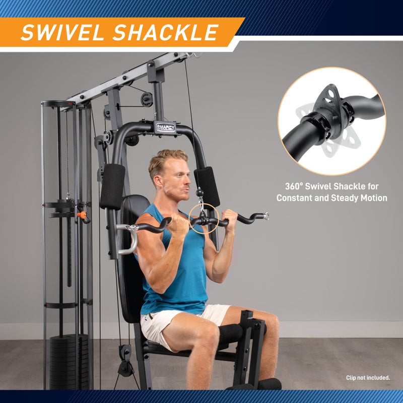 Marcy Deluxe Exercise Curl Bar for Lats, Curls and More for Home Gym Workouts BBEB-7355 - Image 3