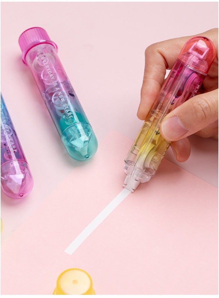 2 in 1 White Out Correction Tape and Double Sided Adhesive Roller for Home School and Office Supplies Quick Dry Japan Design - Image 3