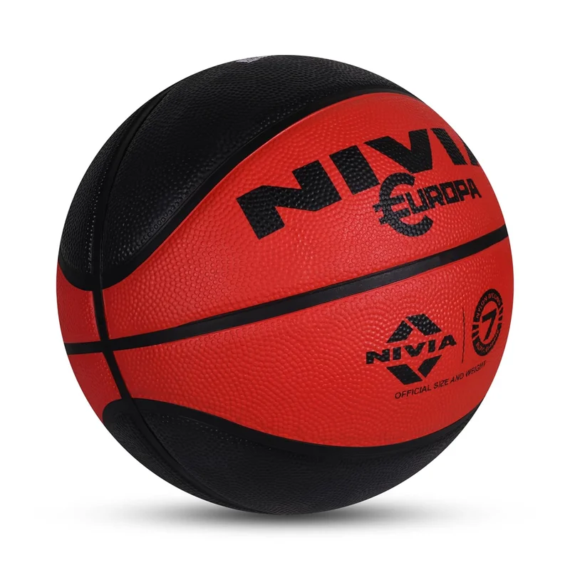 Nivia Nivia Europa Basketball No.7 - Red/Black