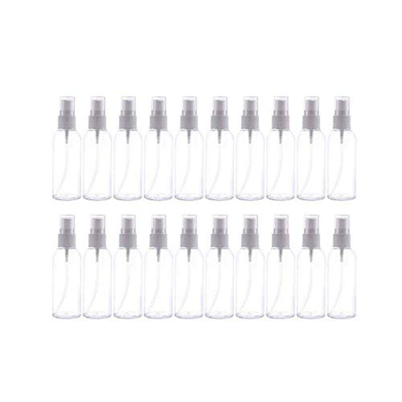 DIY Crafts Pack Of 20 Pc Mist Mini Spray Bottles Fine Mist Mini Clear Spray Bottles with Pump Spray Cap for Essential Oils Travel Perfumes Ref Pack Of 20 Pc Mist Mini Spray Bottles - Image 1