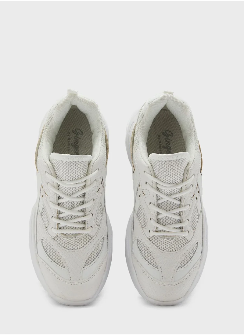Ginger Tonal Detail Chunky Sneaker