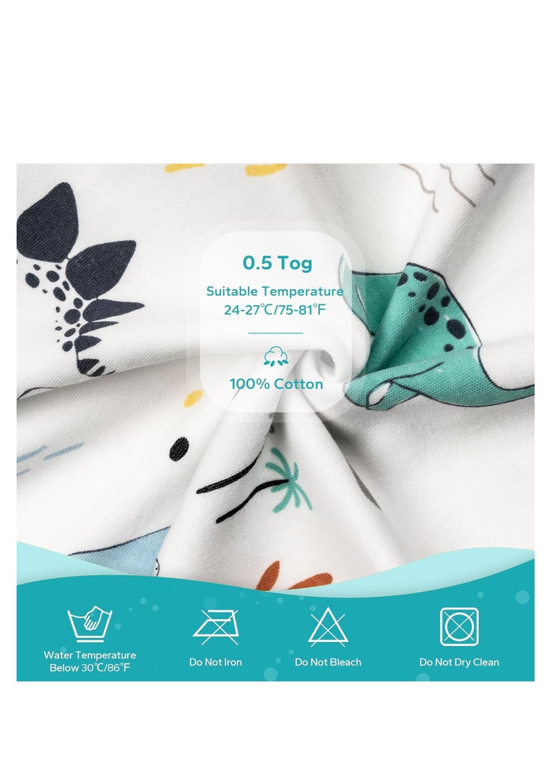 Baby Swaddle Wearable Blanket 3-Way Adjustable Transtion Sleep Sack 100% Cotton Swaddle Wrap with Beanie Cap Infant Cotton Swaddle for Newborn Infant Boy Girl 0-6 Months - Image 5