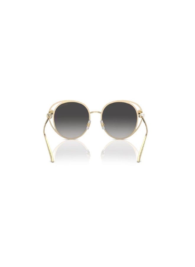 Jimmy Choo Woman OVAL  SUNGLASSES- JC 4003HB - lense size:53mm - PALE GOLD  - Image 3