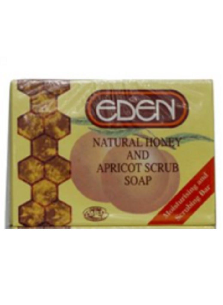 إيدين صابون مقشر بالعسل الطبيعي والمشمش 150 جرام